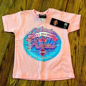 NWT Harley Davidson princess tee 2T